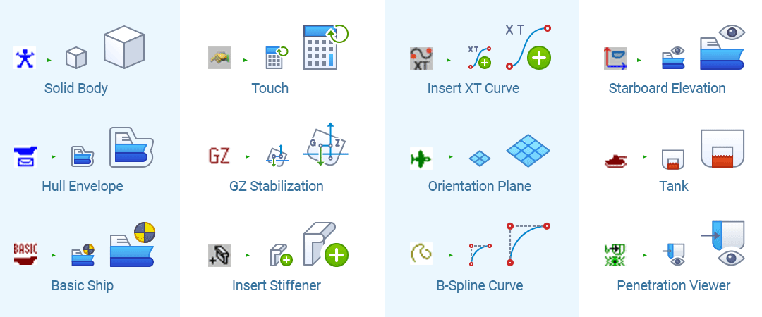 QinetiQ Paramarine Icons for CAD Software - before vs after